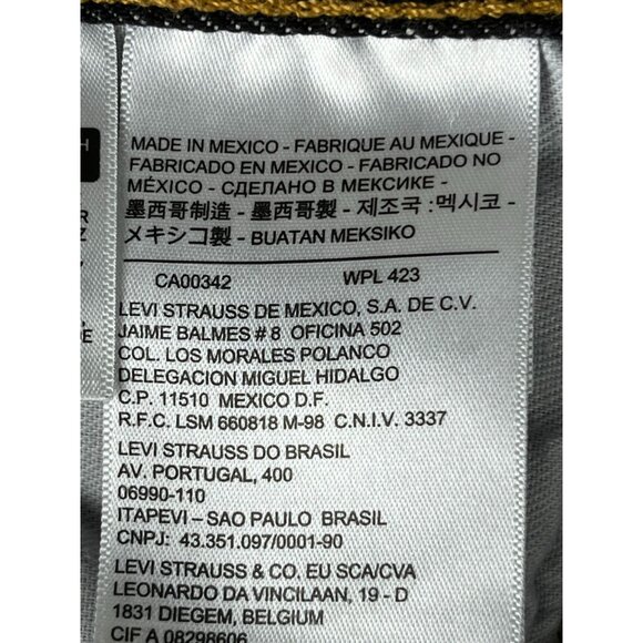 Levi Strauss & Co 501 XX Straight Fit Black Button Fly Jeans, Men's Size 38/34 - Picture 12 of 13